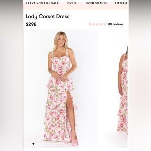 Show Me Your MuMu Corset Dress